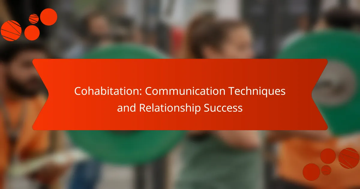 Cohabitation: Communication Techniques and Relationship Success