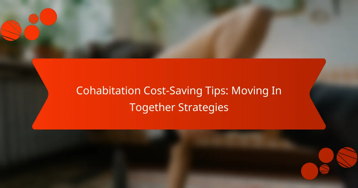 Cohabitation Cost-Saving Tips: Moving In Together Strategies