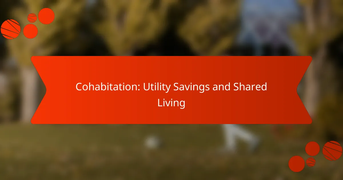 Cohabitation: Utility Savings and Shared Living