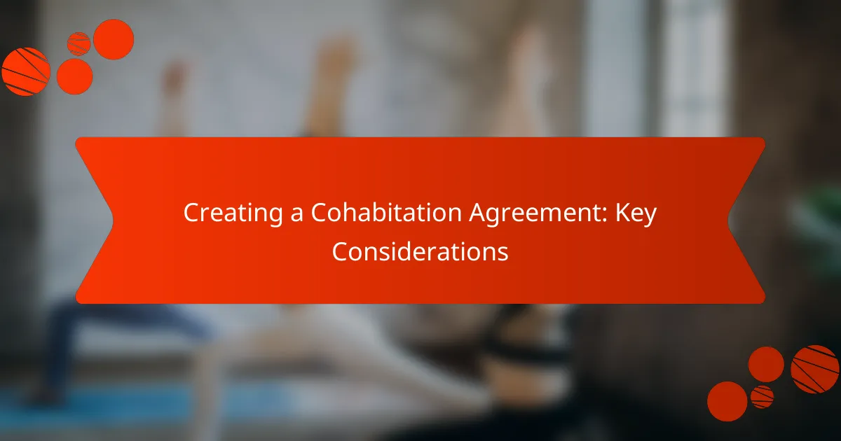 Creating a Cohabitation Agreement: Key Considerations